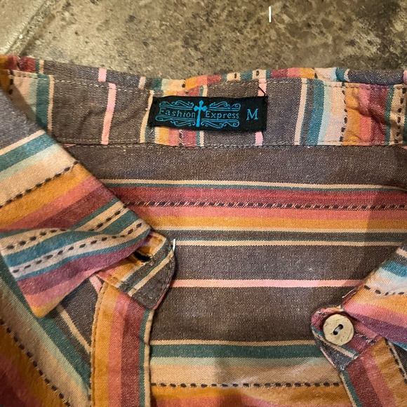 Fashion Express Cheetah/Aztec Print Dress - Picture 2 of 3